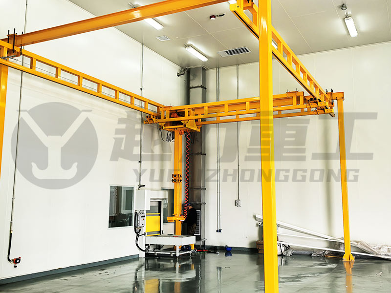 KBK起重机搭配硬臂吊具在浙江某锂电行业的应用